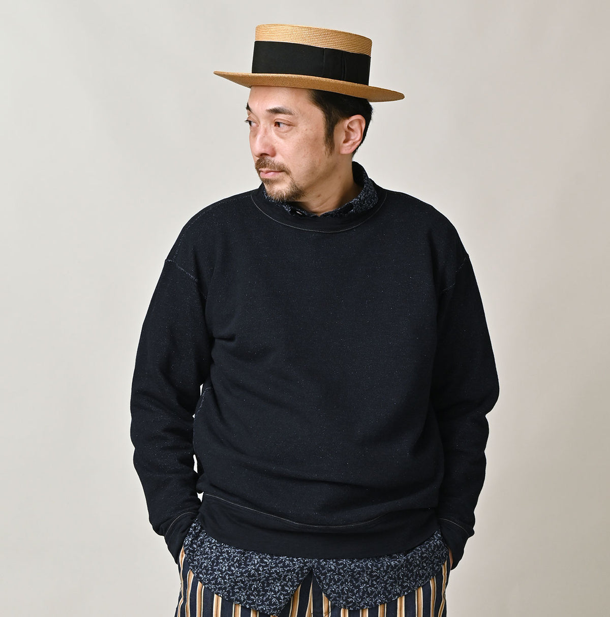 45R Indigo Cotton Fleece 908 Sweat