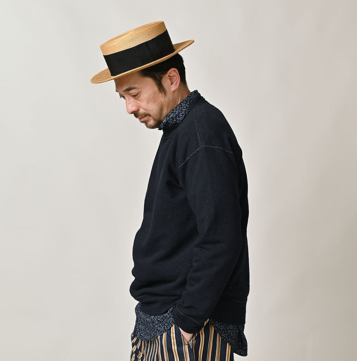 45R Indigo Cotton Fleece 908 Sweat