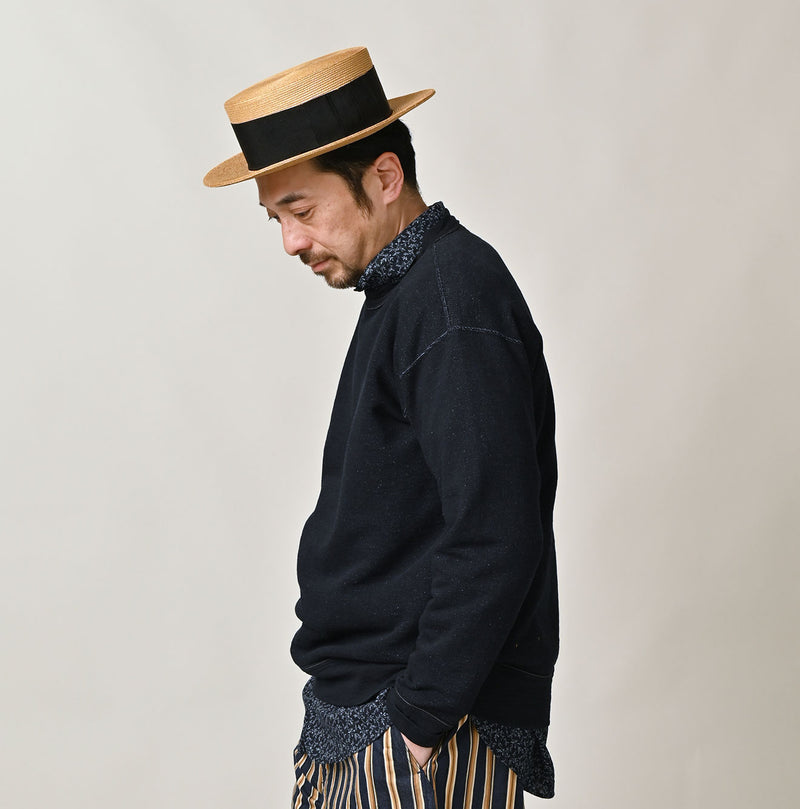 45R Indigo Cotton Fleece 908 Sweat - Image 11