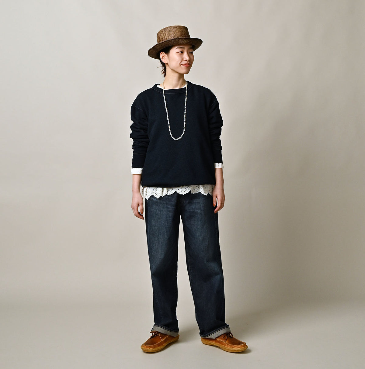 45R Indigo Cotton Fleece 908 Sweat