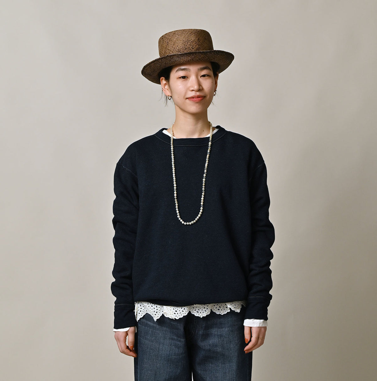 45R Indigo Cotton Fleece 908 Sweat