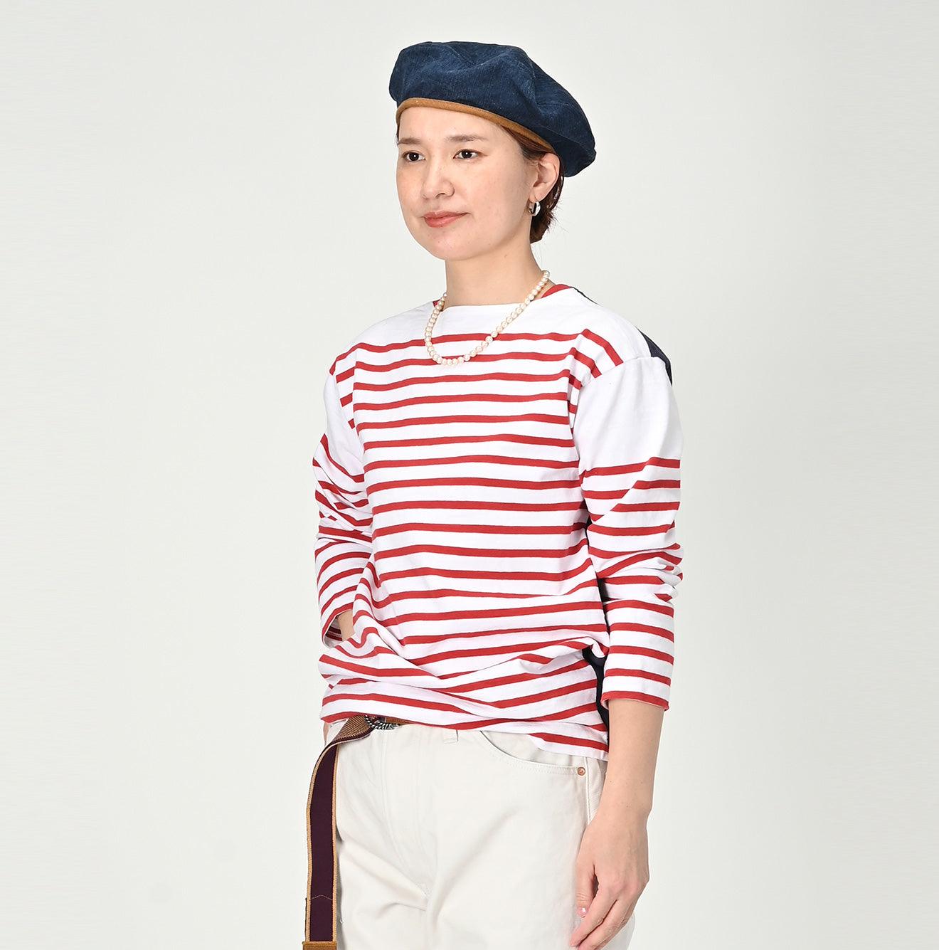 TIGHT / EARLY BASQUE STRIPE SHIRTS (Short sleeve) (GRAPHITE