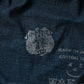 Indigo R-piggy 908 Embroidery T-shirt