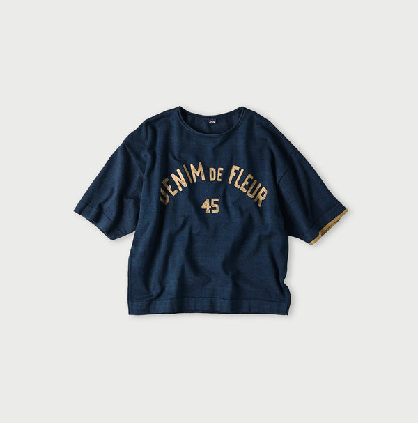 45R Indigo Knit-sewn 908 T-shirt