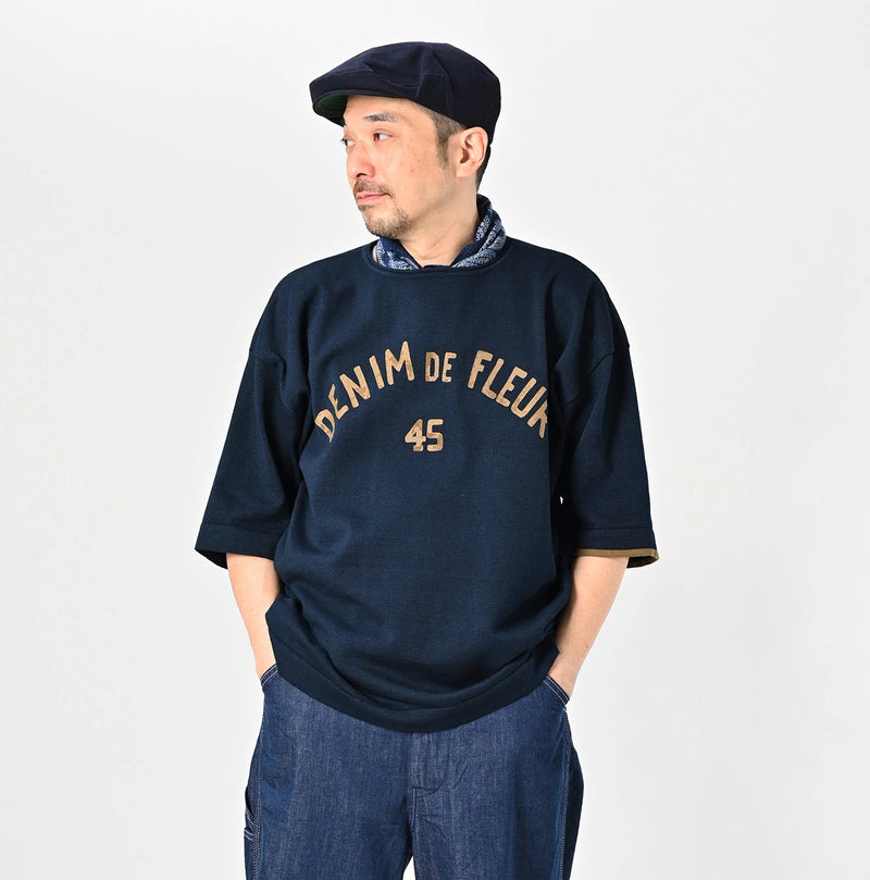 45R Indigo Knit-sewn 908 T-shirt - Image 4