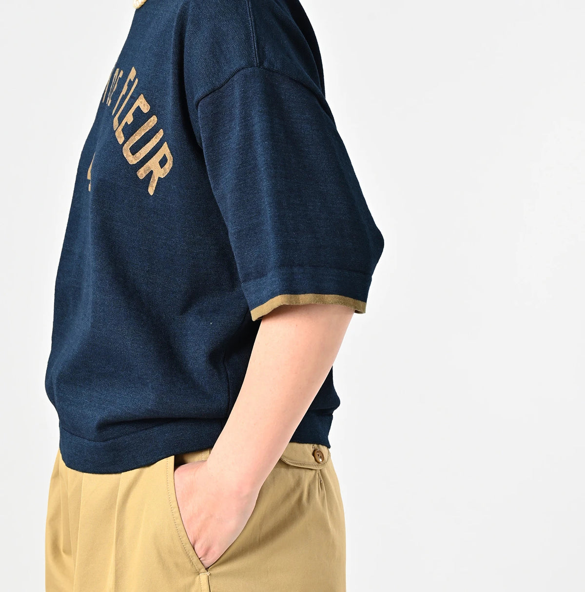 45R Indigo Knit-sewn 908 T-shirt