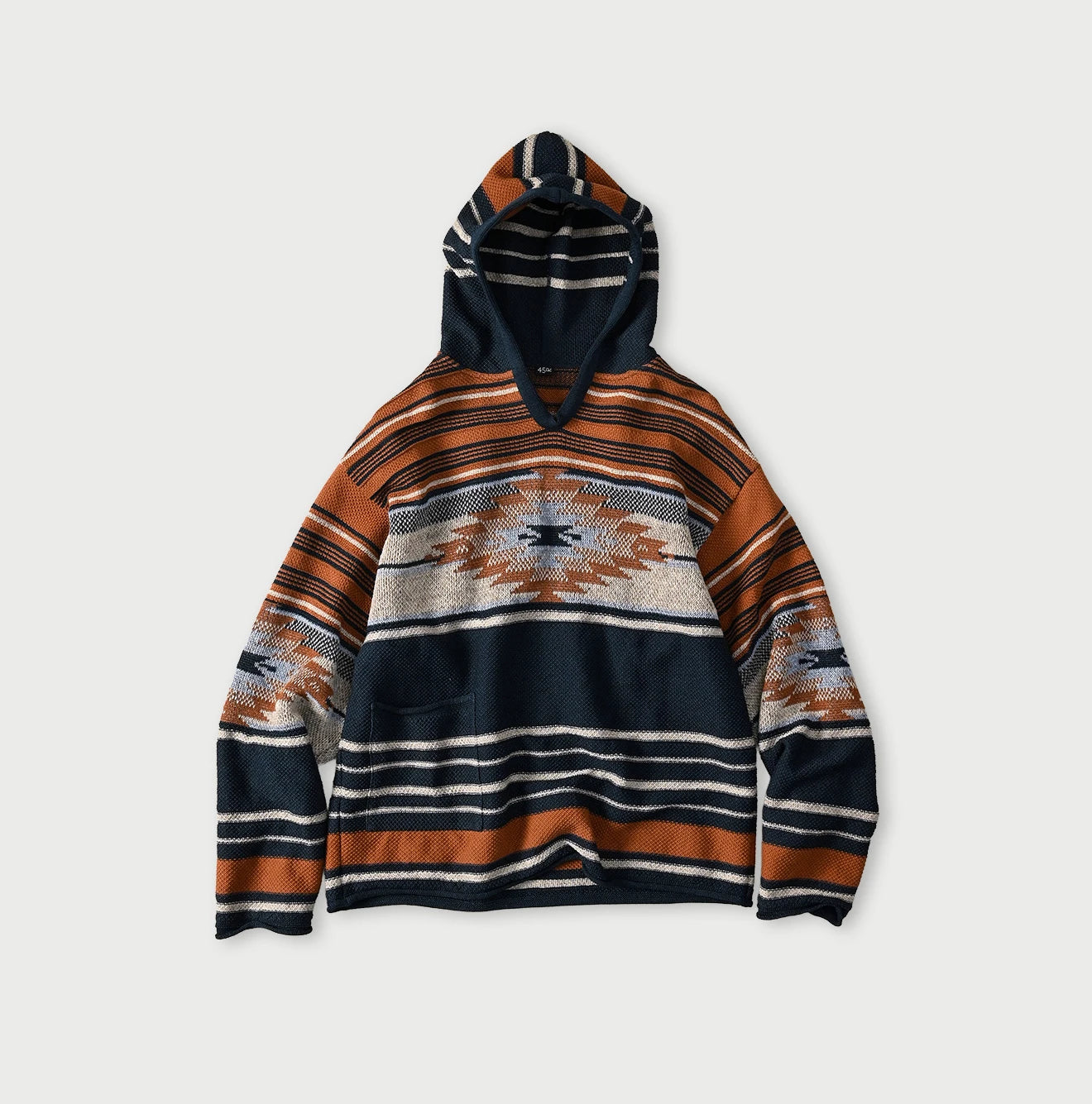 45R Indigo Native Jacquard 908 Hoodie - Image 1