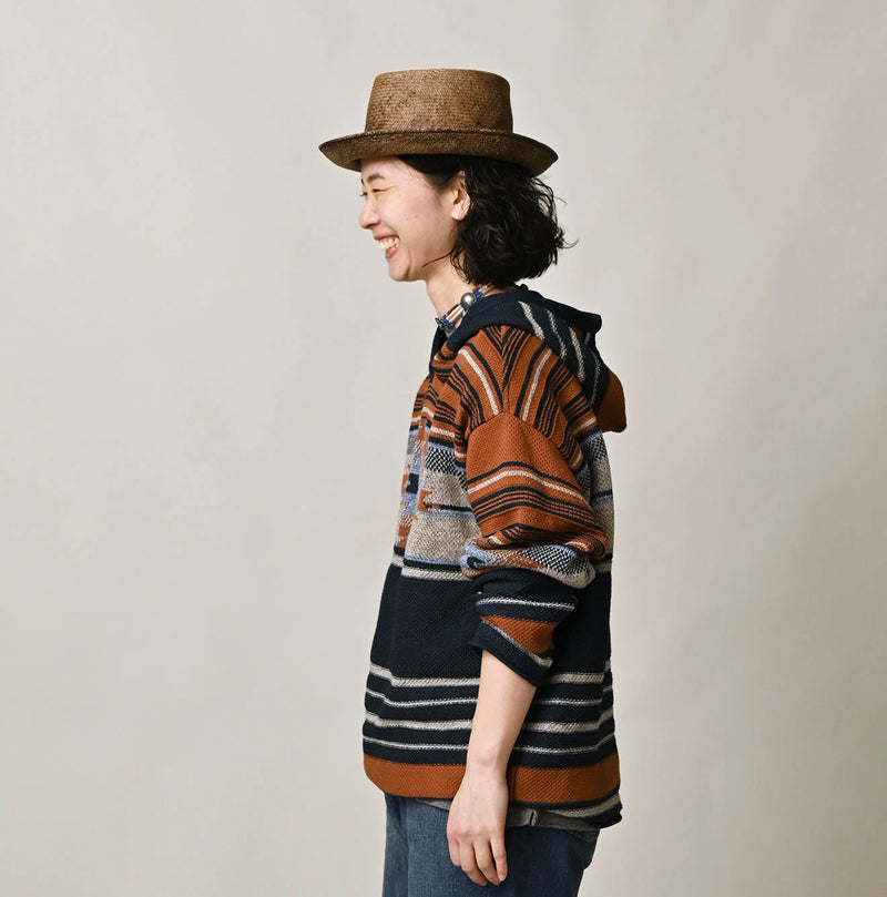 45R Indigo Native Jacquard 908 Hoodie - Image 8