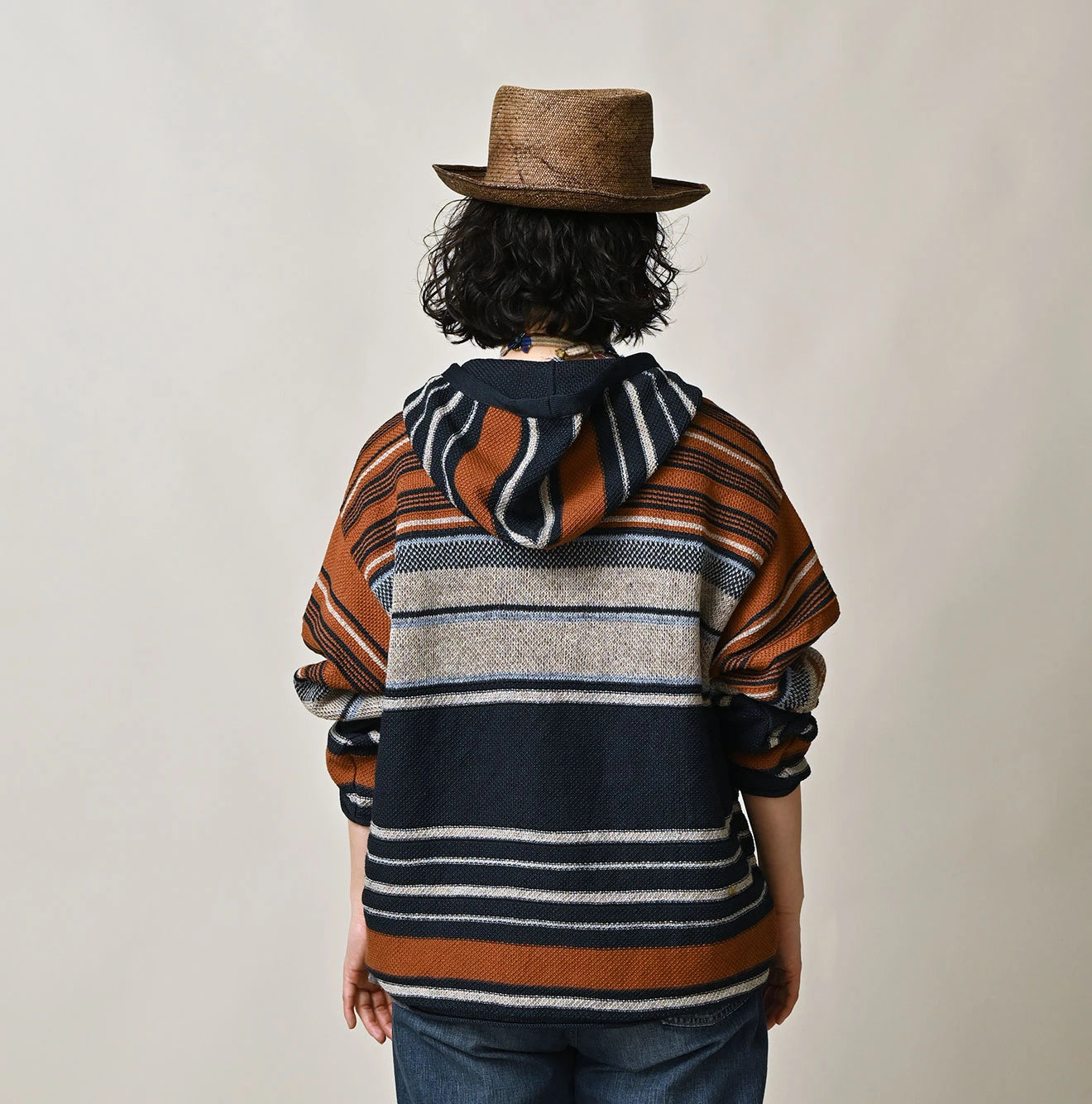 45R Indigo Native Jacquard 908 Hoodie - Image 9