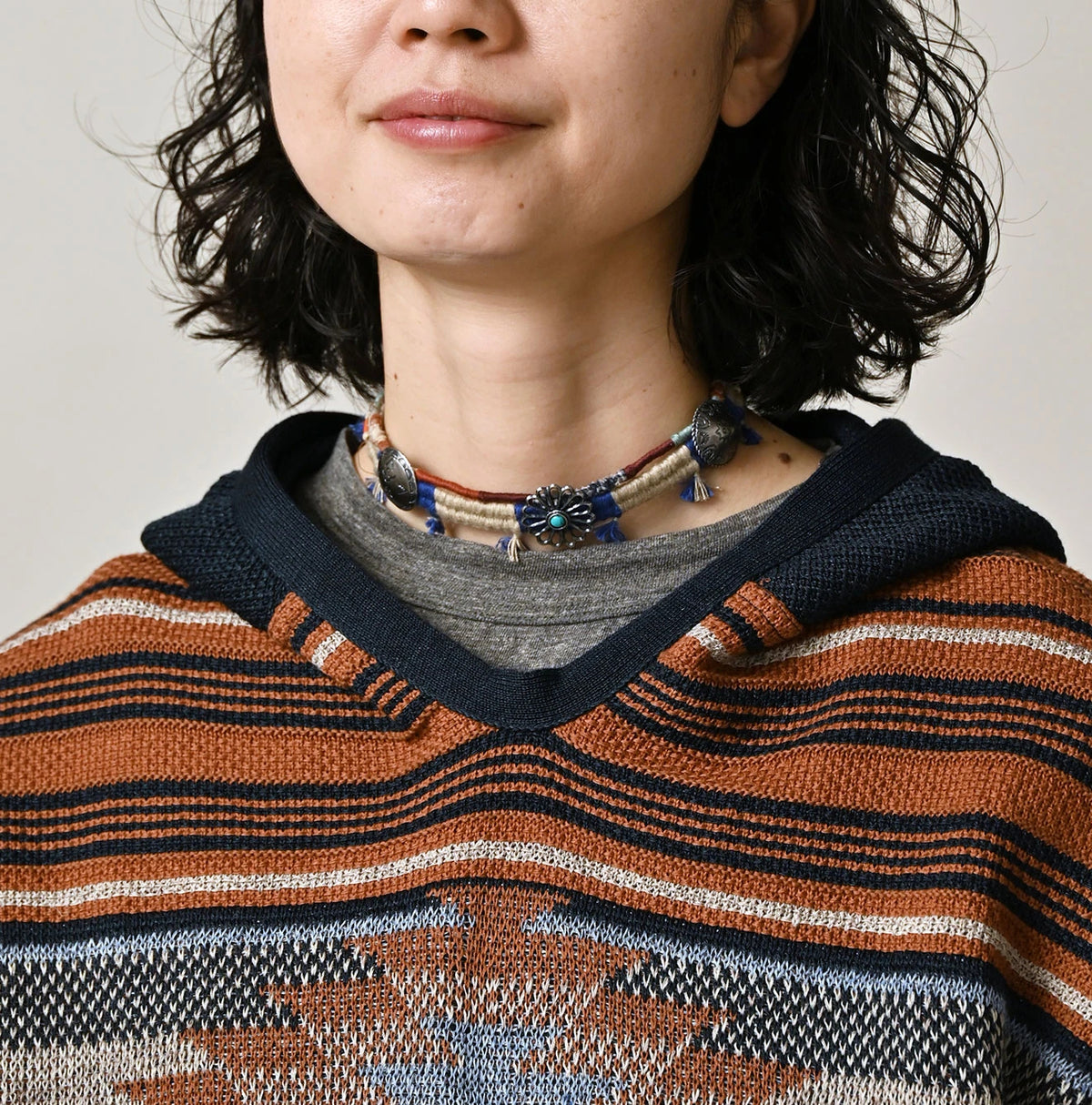 45R Indigo Native Jacquard 908 Hoodie