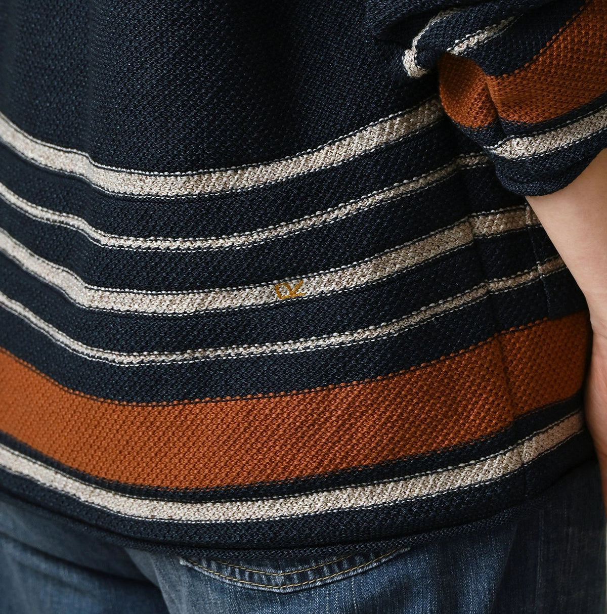 45R Indigo Native Jacquard 908 Hoodie