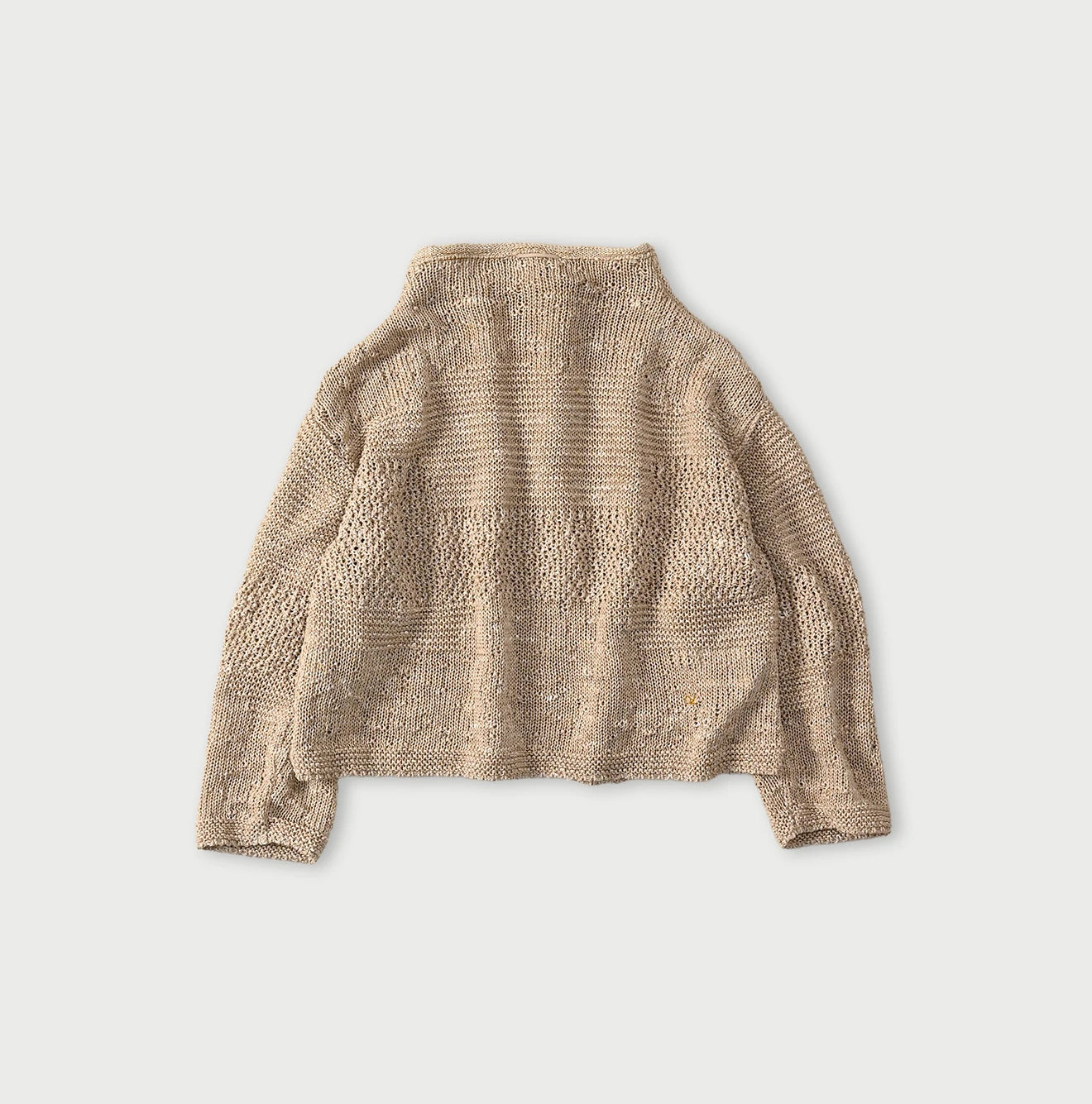 45R Linen Gima Patchwork Uma Sweater (White Top-Dyed) - Image 16