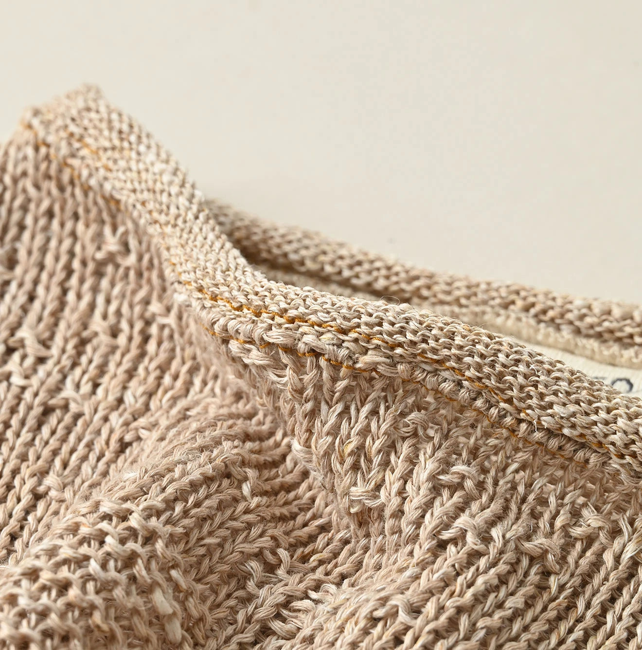 45R Linen Gima Patchwork Uma Sweater (White Top-Dyed) - Image 17