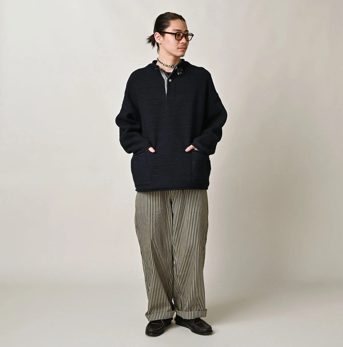 45R Indigo Knit-sewn 908 Sweater