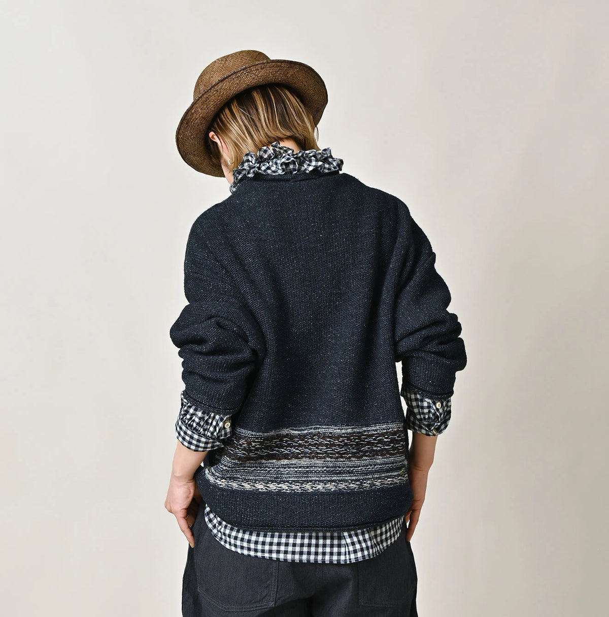 45R Indigo Knit-sewn 908 Sweater