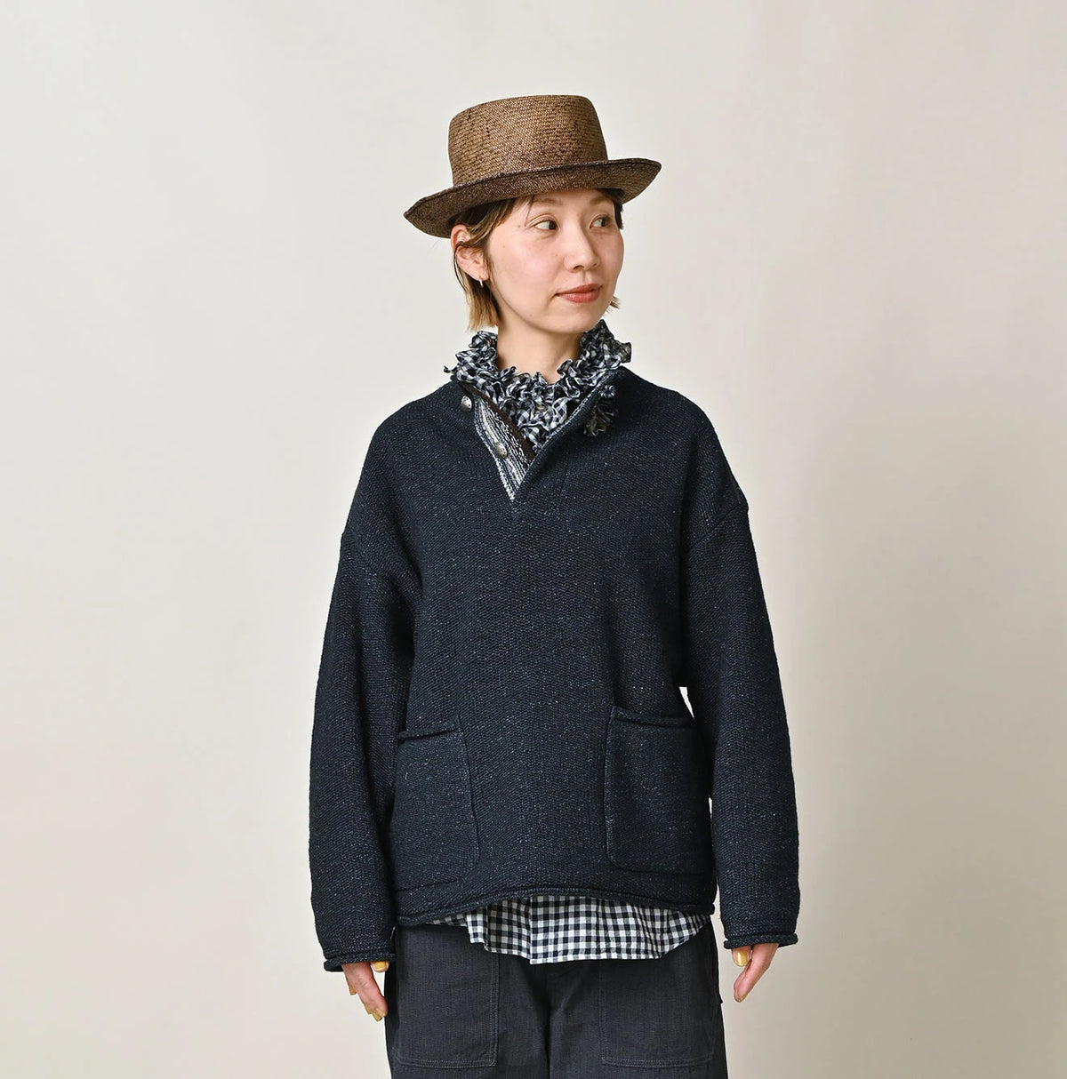 45R Indigo Knit-sewn 908 Sweater