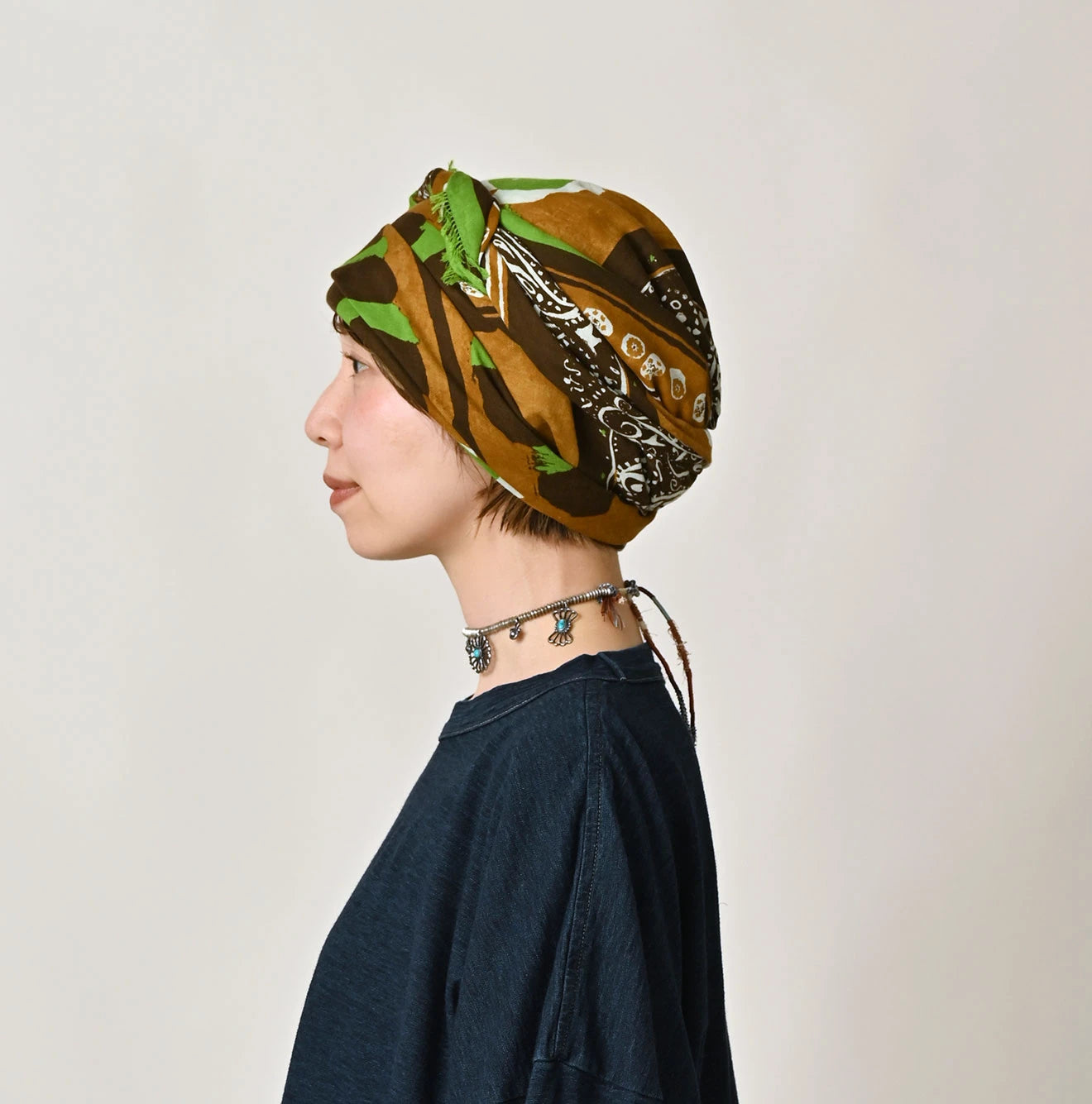 45R Botanical Print FUROSHIKii - Image 6