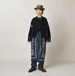 45R Indigo Botanical Print FUROSHIKii