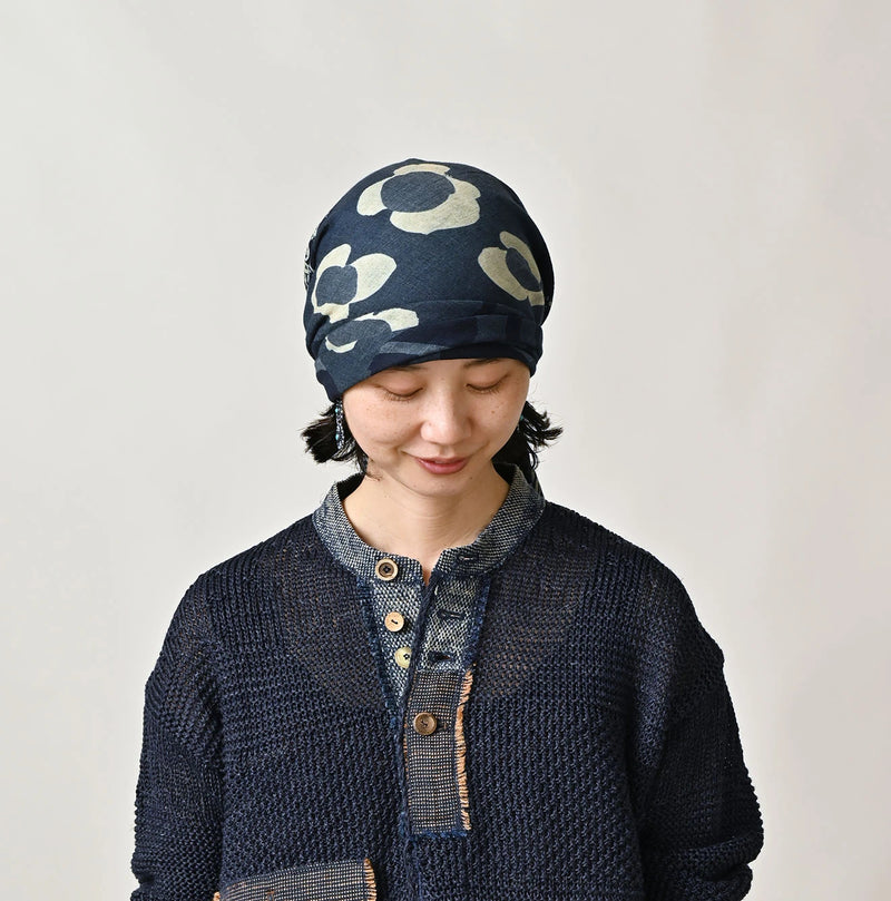 45R Indigo Botanical Print FUROSHIKii - Image 11