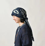 45R Indigo Botanical Print FUROSHIKii