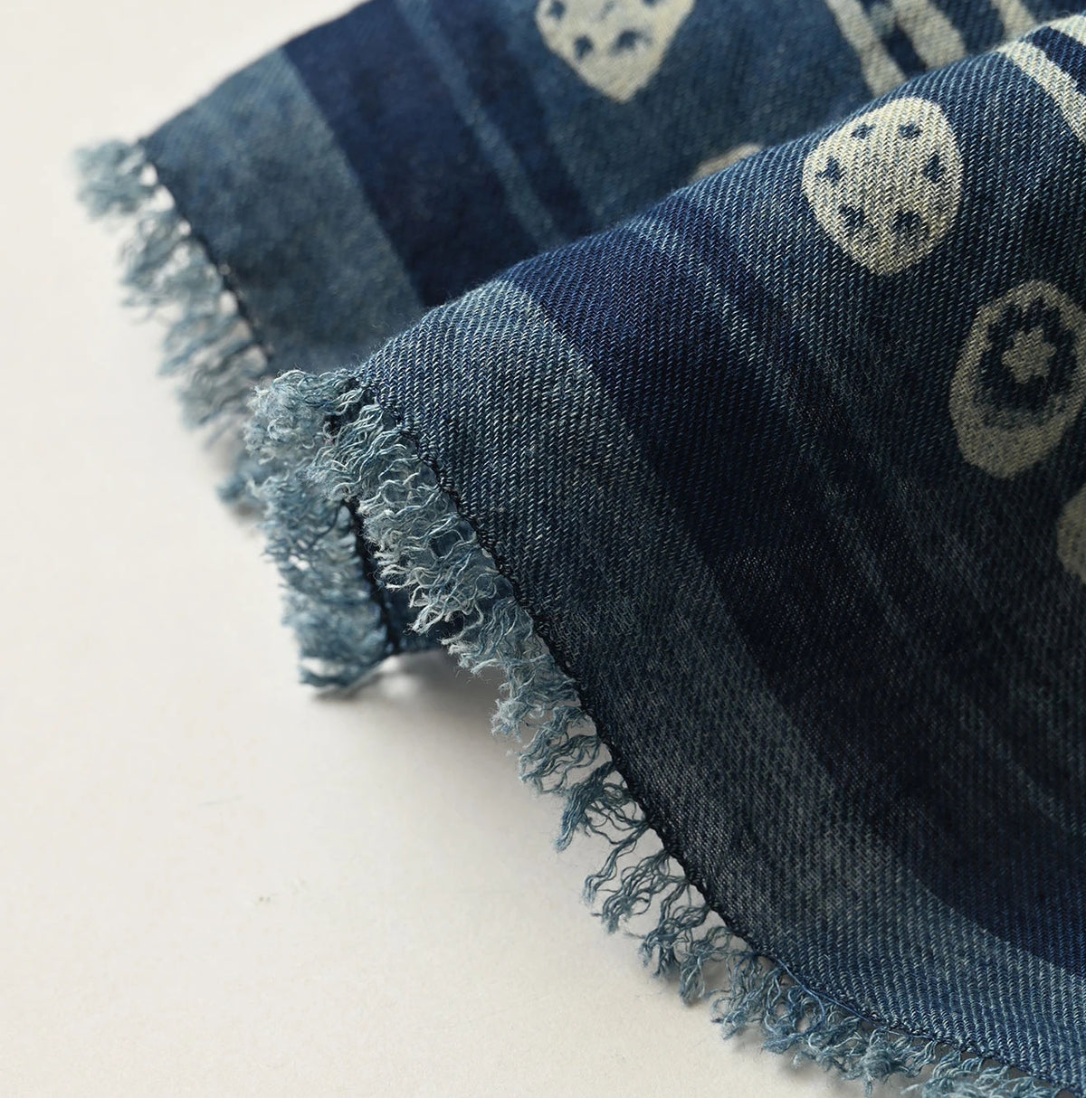 45R Indigo Botanical Print FUROSHIKii