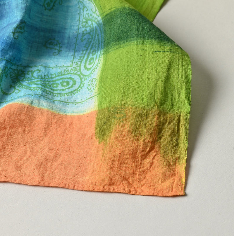45R Khadi Hand Printed Bandana - Image 6