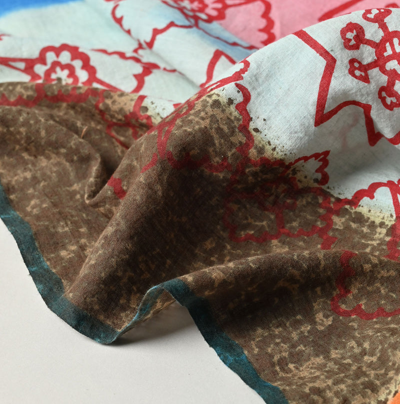45R Khadi Hand Printed Bandana - Image 12