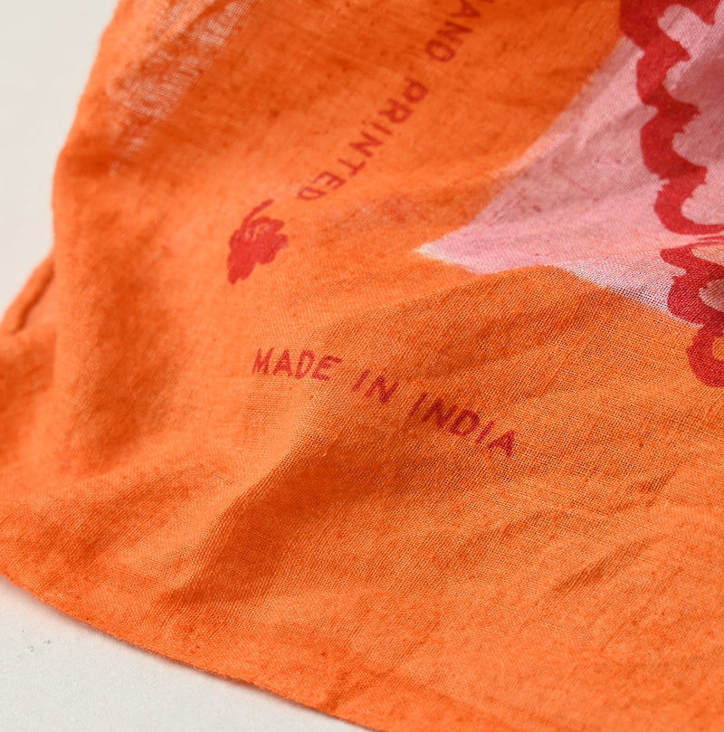 45R Khadi Hand Printed Bandana - Image 13