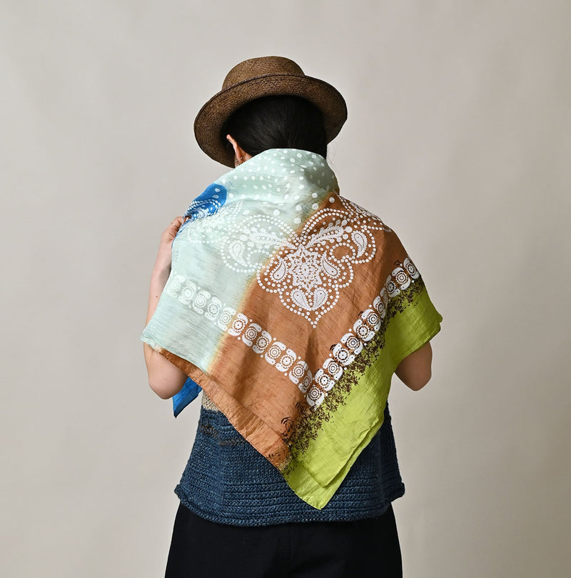 45R Khadi Hand Printed FUROSHIKii - Image 6