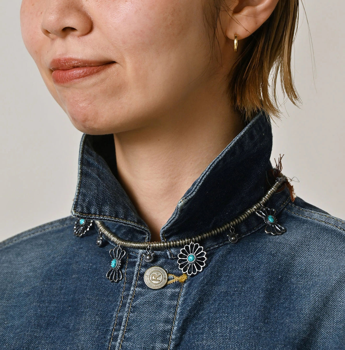 45R Kurukuru Hippie Necklace