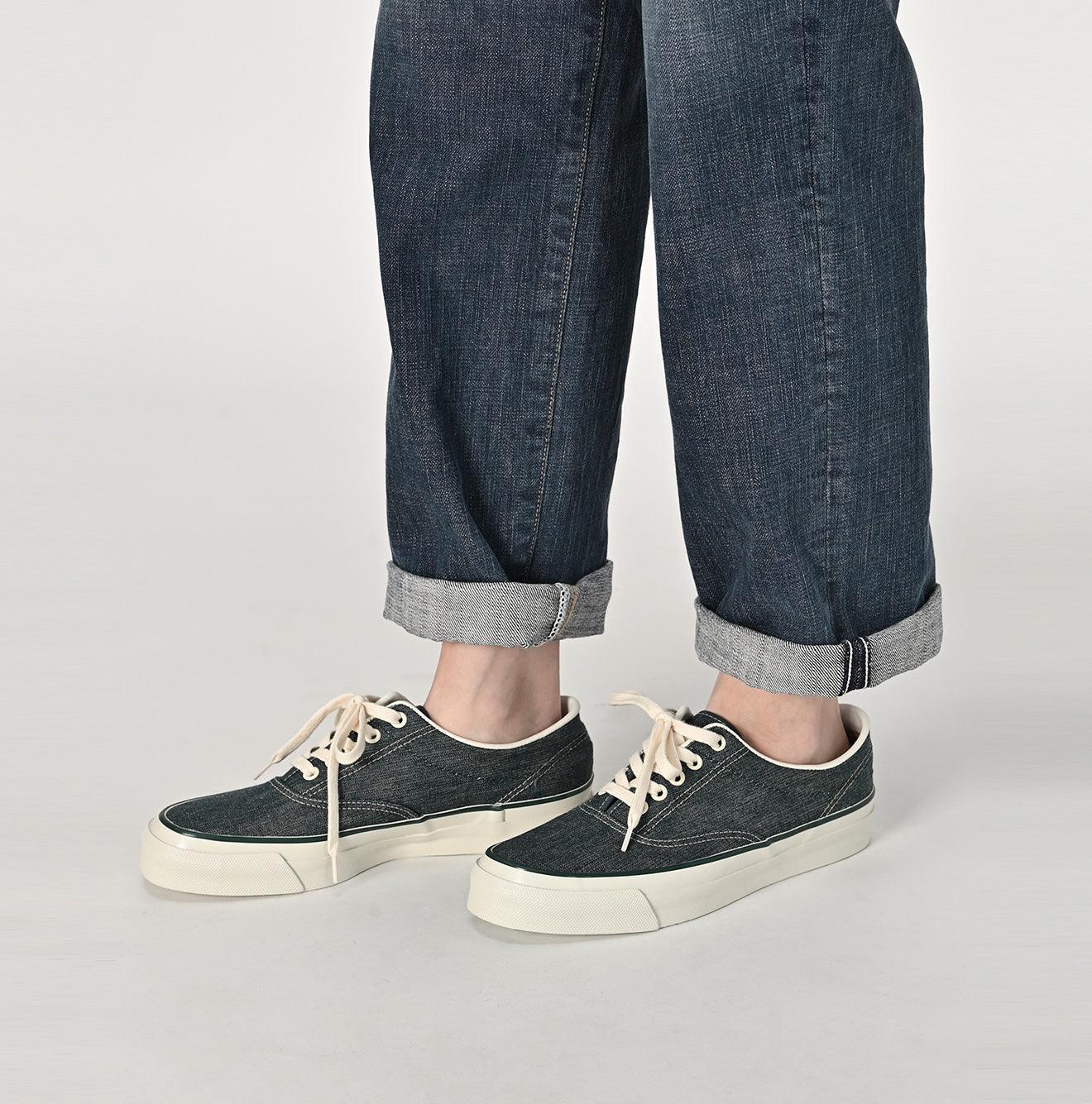 Chambray Duck Deck Shoes - 45R by 45rpm studio