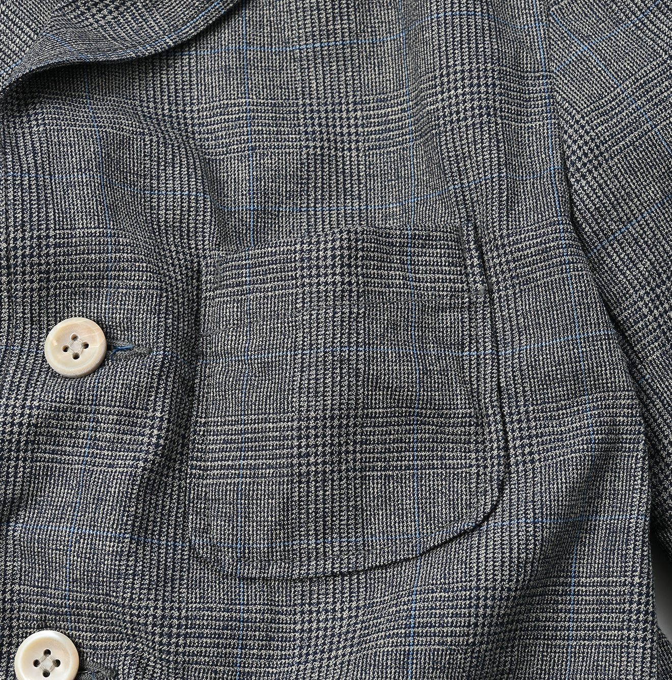 Indigo Yorimoku Cotton Tweed 908 Blazer - 45R by 45rpm studio