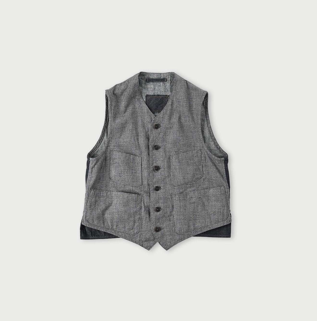 45R Yorimoku Cotton Tweed 908 Vest