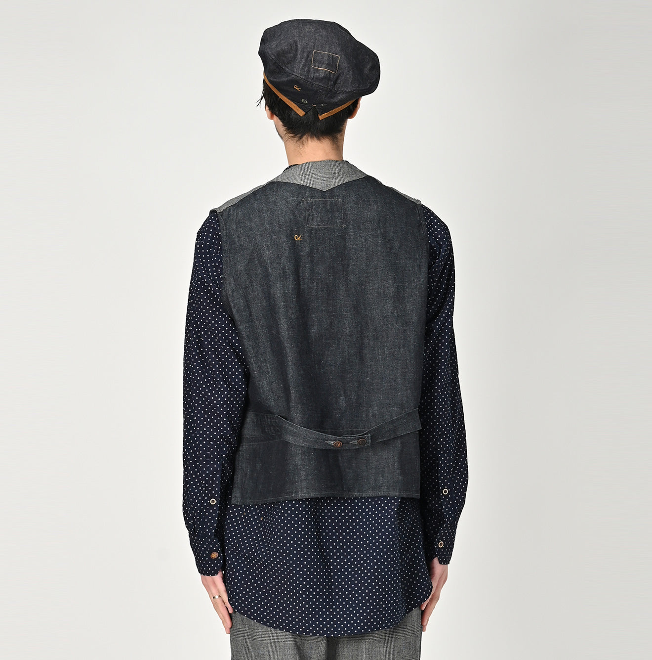 45R Yorimoku Cotton Tweed 908 Vest