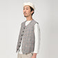 45R Linen Tweed 908 Vest