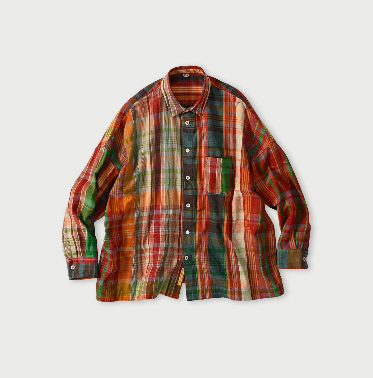 45R Madras 908 Um-Shirt (Plant-Dyed)