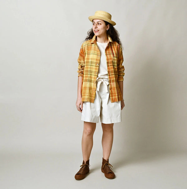 45R Madras 908 Um-Shirt (Plant-Dyed)