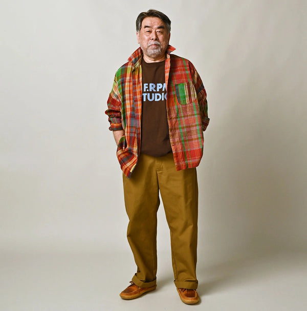 45R Madras 908 Um-Shirt (Plant-Dyed)
