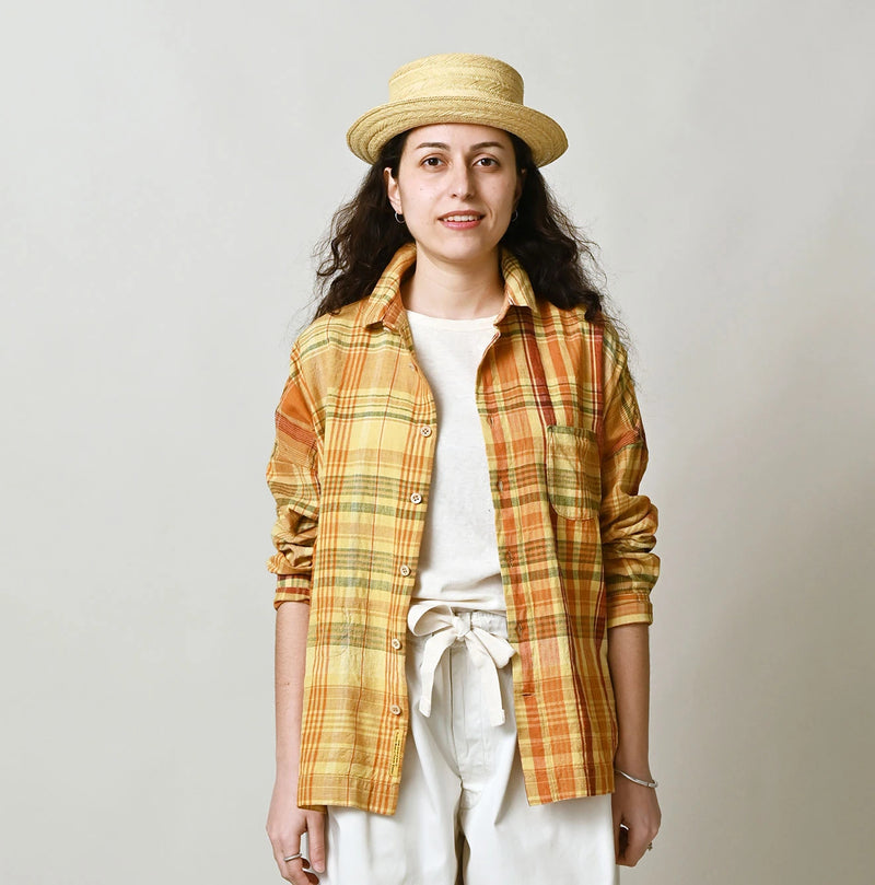 45R Madras 908 Um-Shirt (Plant-Dyed) - Image 9