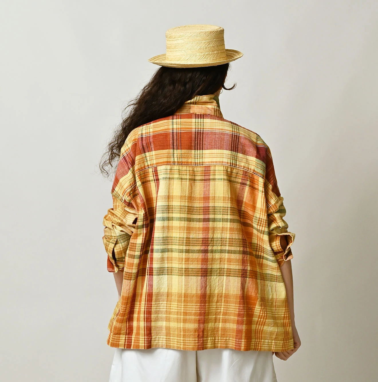 45R Madras 908 Um-Shirt (Plant-Dyed) - Image 11