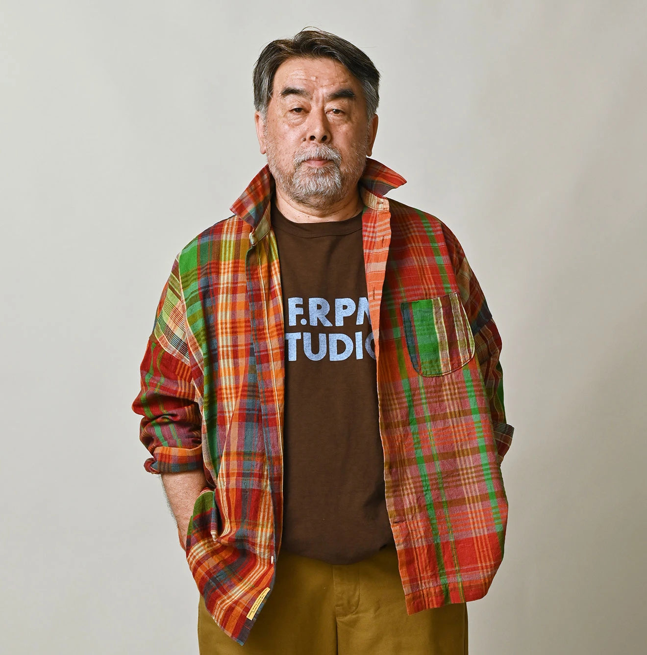 45R Madras 908 Um-Shirt (Plant-Dyed) - Image 5