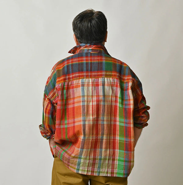 45R Madras 908 Um-Shirt (Plant-Dyed)