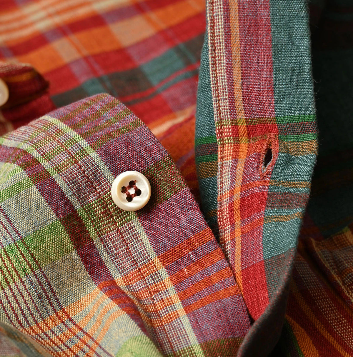 45R Madras 908 Um-Shirt (Plant-Dyed)