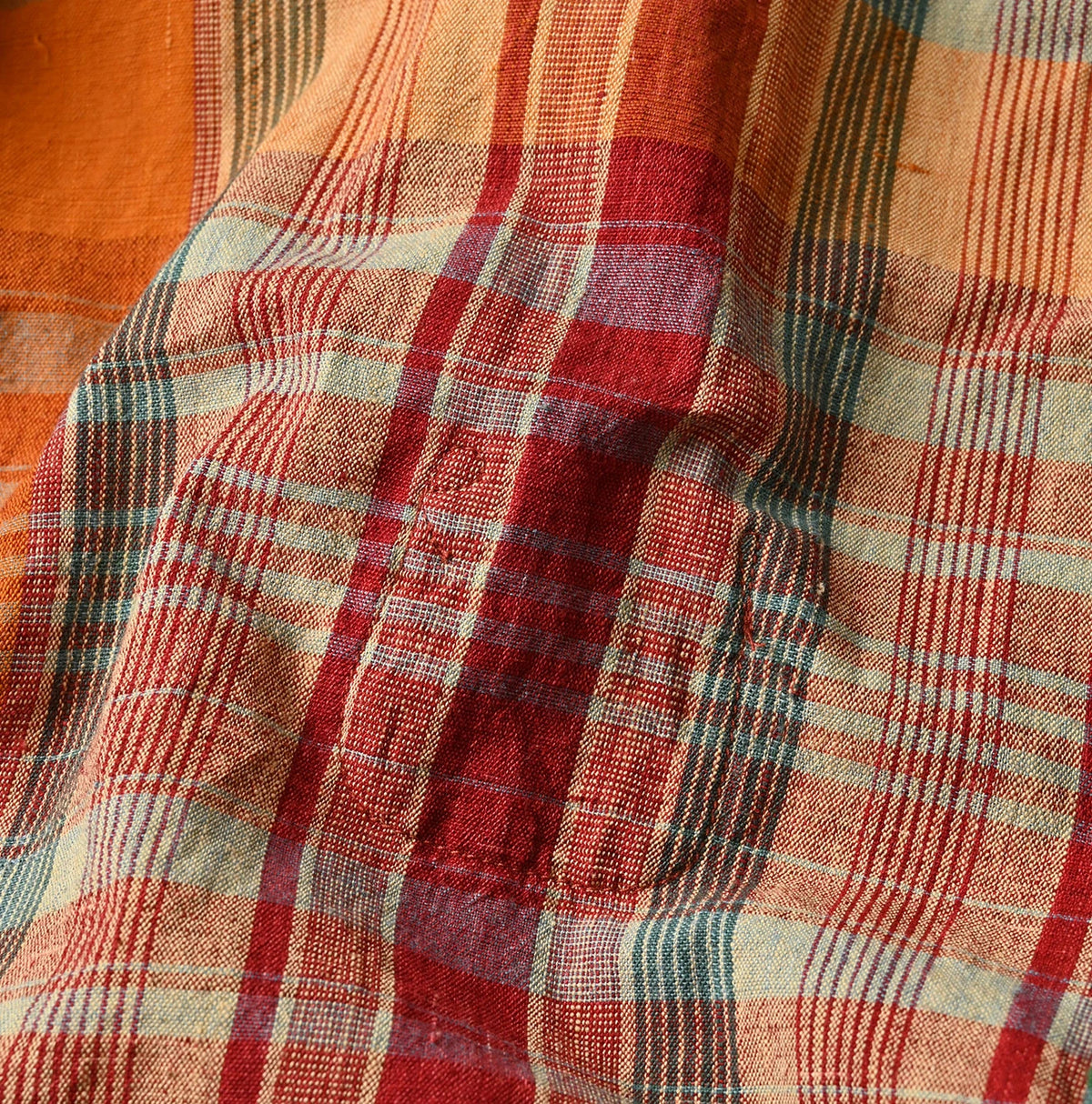 45R Madras 908 Um-Shirt (Plant-Dyed)