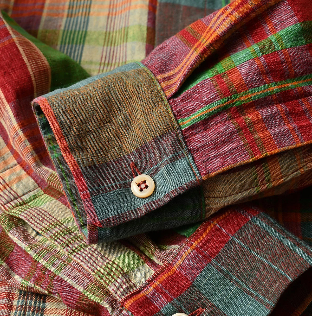 45R Madras 908 Um-Shirt (Plant-Dyed)