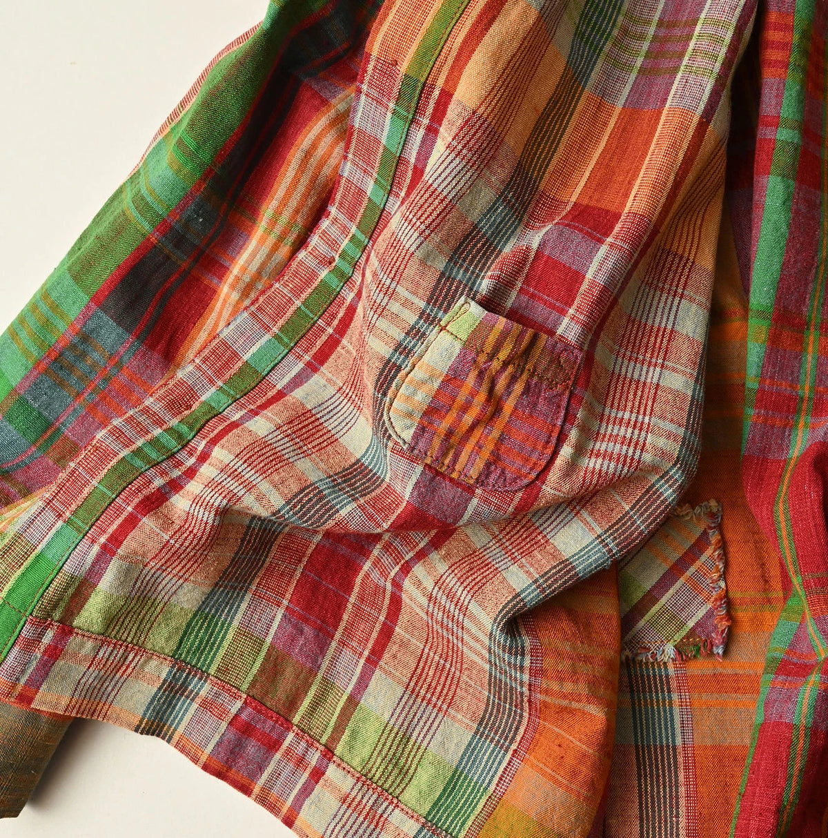 45R Madras 908 Um-Shirt (Plant-Dyed)