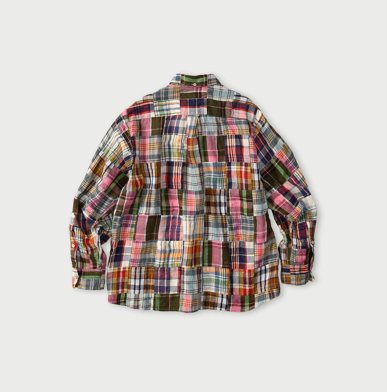 45R Linen Patchwork 908 Ocean Shirt - Image 19