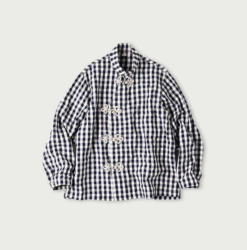 Dozume Linen 908 Clover Knot Shirt