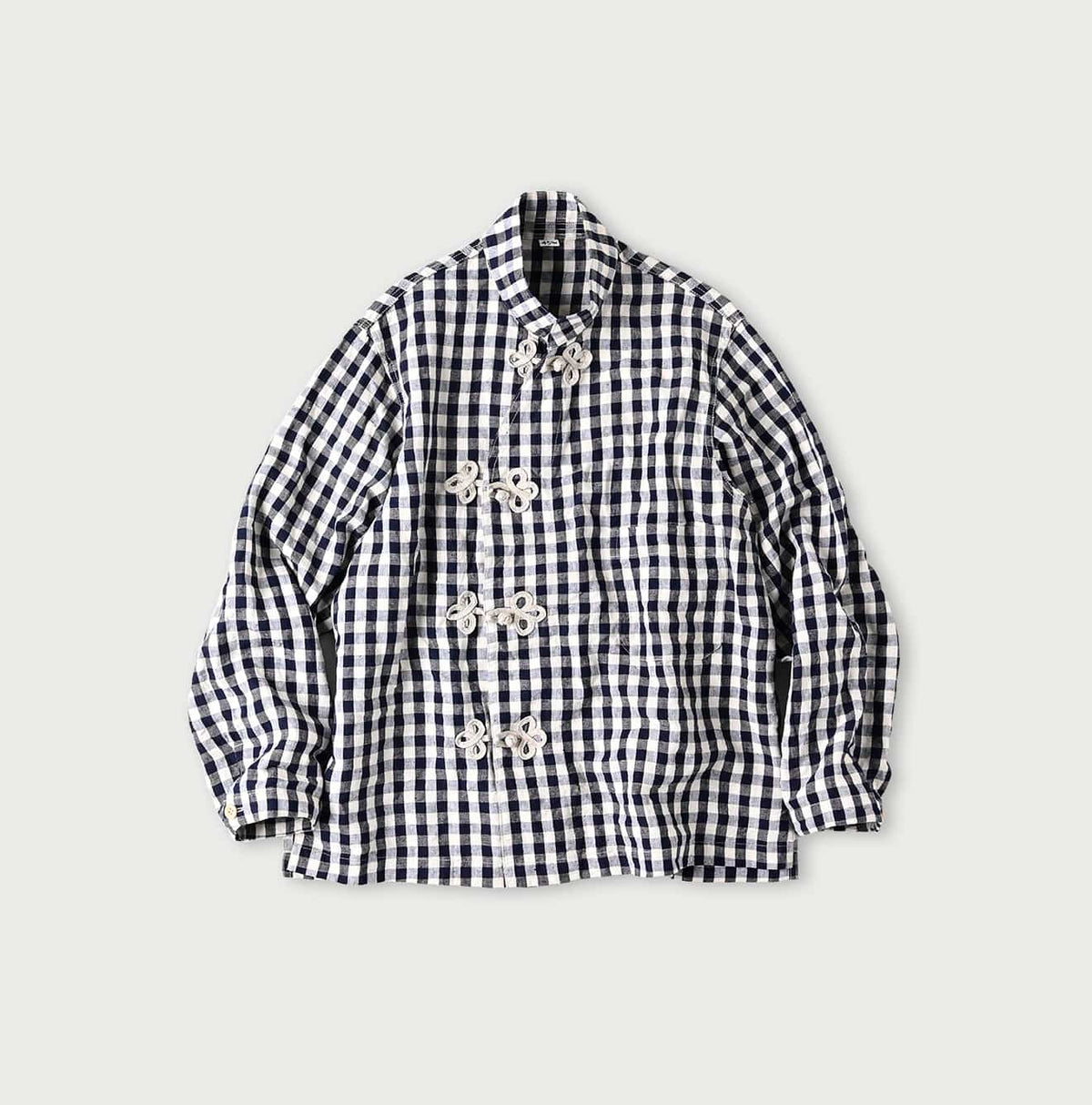 Dozume Linen 908 Clover Knot Shirt