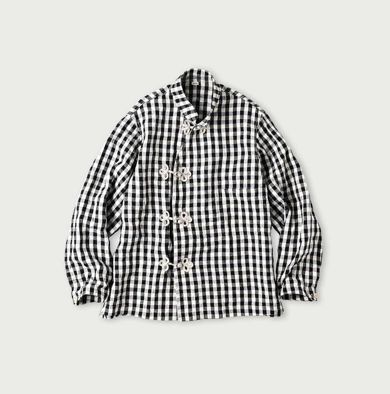 Dozume Linen 908 Clover Knot Shirt